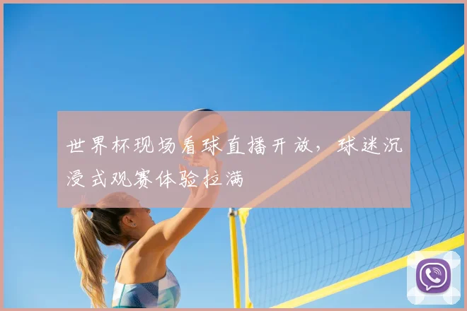世界杯现场看球直播开放,球迷沉浸式观赛体验拉满